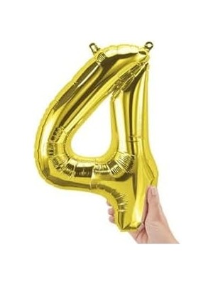 5dm 6 Rakam Folyo Renk Balon Küçük 35 cm