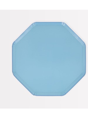 - Cornflower Blue Plates - Peygamber Çiçeği Mavisi Tabaklar (M) (X8)