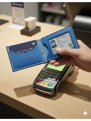 Otohousse Hakiki Deri Cüzdan Katlanır Kartlık