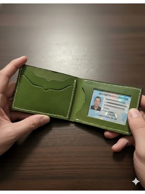 Otohousse Hakiki Deri Cüzdan Katlanır Kartlık