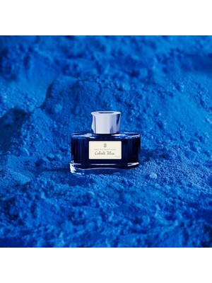 Graf Von Mürekkep, Kobalt Mavi Rengi, Silinmez ve Suya Dayanıklı, Kalıcı Renk, Şık Cam Şişede, Pürüzsüz Yazım