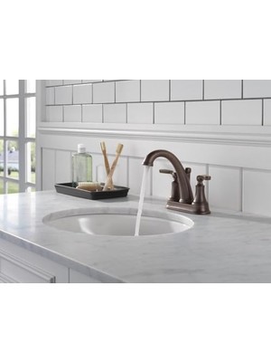 2 Saplı Metal Tahliye Tertibatı ile Banyo Bataryası, Venedik Bronz (2532LF-RBMPU)