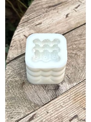 Bubble Kabak Tekli Mum Kalıbı (Silikon) 1 Adet