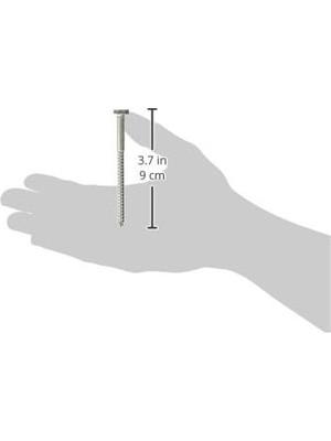 The Group 832014 1/4 x 3-1/2-Inç Paslanmaz Çelik Altıgen Uçlu Vida, 25'li Paket