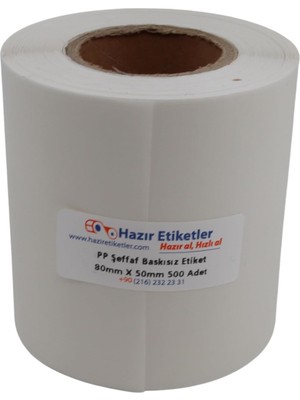 Pp Şeffaf Baskısız Noter Fotoğraf Kapatma Etiketi 80X50 mm – Rulo 500 Adet (Kutu Kapatma Etiketi)