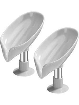 Vantuzlu Su Giderli Katı Sabunluk, Plastik Sünger Giderli Sabunluk Sabun Kutusu