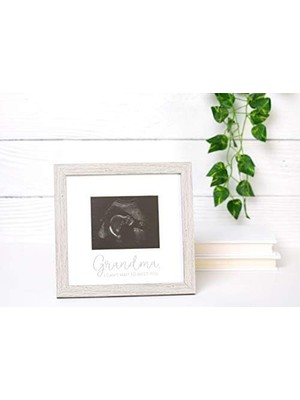 & Milo Rustik Büyükanne Sonogram Resim Çerçevesi, Hamilelik Duyurusu, Ultrason Bebek Fotoğraf Çerçevesi, Cinsiyet-Nötr Bebek Hatıra Çerçevesi, Masa Üstü ve Duvar Dekoru, 4x5 Fotoğraf Ekleme,