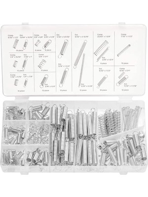 50456 Bir Yay Ürün Yelpazesi Için Kolay Onarım, Galvanizli Çelik | 200 Parça Set