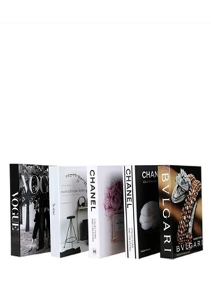 5'li Dekoratif Kitap Kutusu