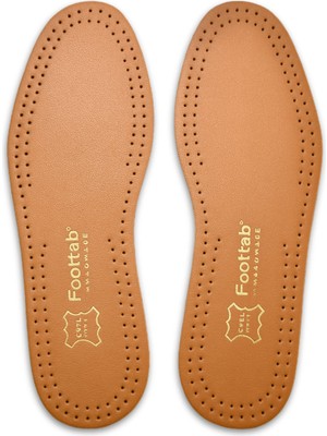 Foottab Comfort Slim Hakiki Deri Ayakkabı Tabanlığı, Nefes Alabilen Terletmeyen Konforlu Iç Tabanlık