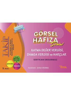Takip Icra Müdürlüğü Görsel Hafıza Serisi Katma Değer Vergisi - Damga Vergisi - Harçlar