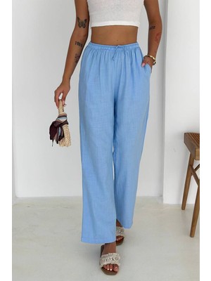 Noa Noa Kadın Bol Kesim Yazlık Pantolon – Sky Drift