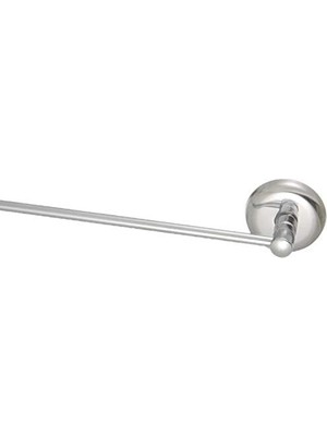 Krom Uzun Havlu Askısı Banyo Havluluk 40 cm Ister Yapıştır Ister Montajla