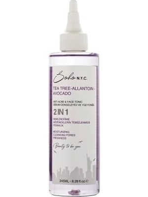 Soho N.y.c. Vegan Anti Acne Sebum Dengeleyici Yüz Toniği 245 ml