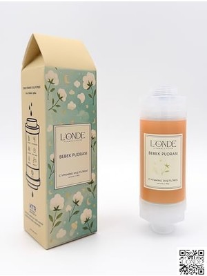 L'onde C Vitaminli Duş Filtresi Bebek Pudrası Standart Materyal ile Etkili Filtrasyon