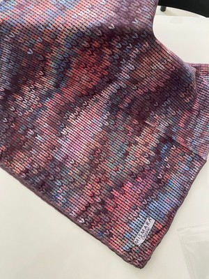 Mismara Örgü Desen Organik Pamuk Eşarp