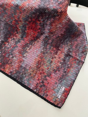 Mismara Örgü Desen Organik Pamuk Eşarp