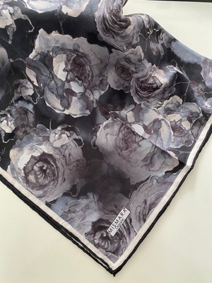 Mismara Gül Desen Organik Pamuk Eşarp