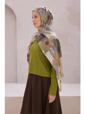 Belli Yasem Desen Fresh Sandy Şal