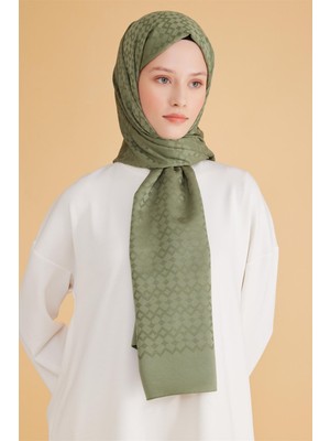 Belli Karo Desen Fresh Safir Şal