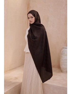 Belli Büyük Monogram Desen Fresh Nora Şal