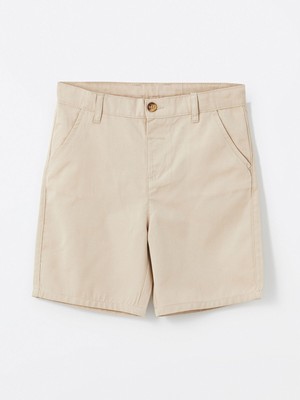Lc Waikiki Yeni Sezon Beli Lastikli Gabardin Erkek Çocuk Şort