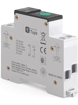 63 Amper Akıllı Sigorta (, Smart Life, ZIGBEE2MQTT Uyumlu)