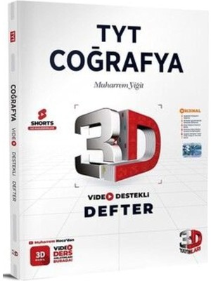 Tyt Coğrafya Video Destekli Defter
