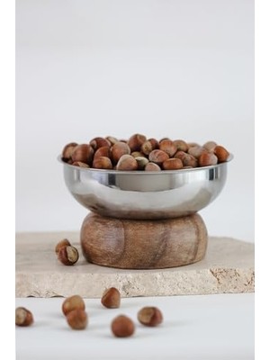 & Ahşap Tabanlı Metal Yüksek Çerez Dekorasyon Sunum Tabak Stand