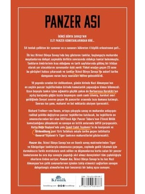 Panzer Ası - Barbarossa'dan Normandiya'ya Bir Alman Tank Komutanının Anıları