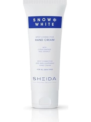 Sheida Snow White 75ML Leke ve Yaşlanma Karşıtı El Kremi Doğal İçerikli Besleyici Özellik