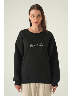 Rays Siyah Bisiklet Yaka Sweat 1984