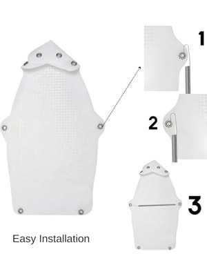 Fdm Yanmaz Yapışmaz Ütü Teflonu- Elbise ve Kumaş Yakmayan Parlamayı Önleyen Slikonlu Plastik Ütü Altlığı-Ütü Tabanı