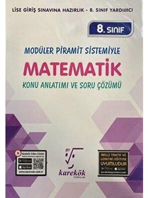 8. Sınıf Modüler Piramit Sistemiyle Matematik Konu Anlatımı ve Soru Çözümü