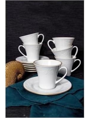 Porselen  Dalı 02 Çay Fincan Takımı BHD02CT23