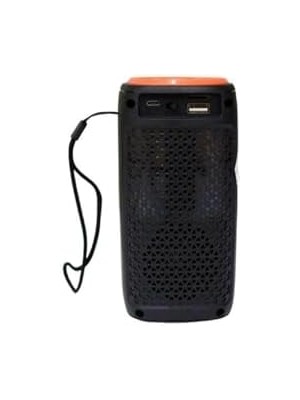Kablosuz Bluetooth Hoparlör – Güçlü ve Temiz Ses 2 Hoparlör'' Alev Işığı, Fm Radyo, USB ve Micro Sd Destekli, Taşınabilir, Şarj Edilebilir, Renkli LED Işık