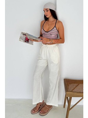 Noa Noa Kadın Bol Kesim Yazlık Pantolon – Sky Drift