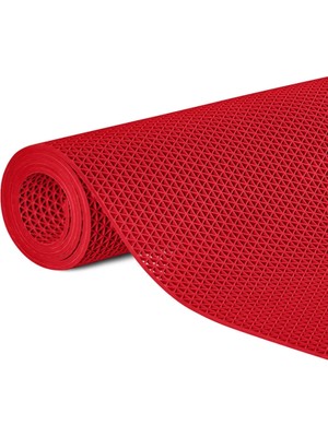 Sercan Z-Mat Dokulu Kırmızı Paspas 5 mm 120 cm