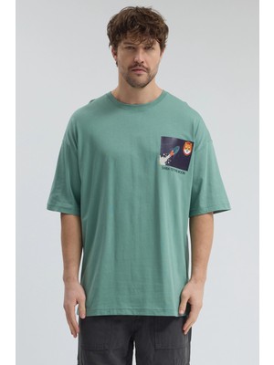 Segnante Erkek Relaxed 004 Yeşil T-Shirt