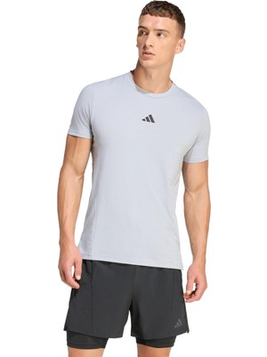 adidas Designed For Erkek Gri Antrenman T-Shirt.-