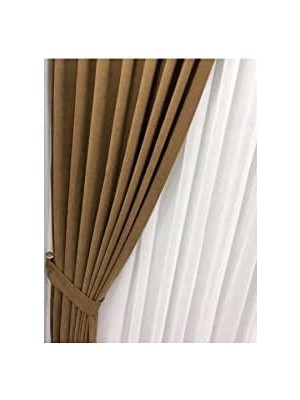 Deniz Pileli Fon Perde - Deve Tüyü VR10 60 x 260