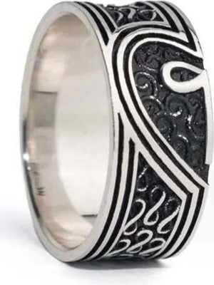 Takı Dükkanı Özel Tasarım Taşsız Erkek Gümüş Alyans Söz Nişan Yüzüğü DGA05X