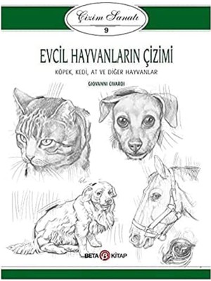 Evcil Hayvanların Çizimi - Çizim Sanatı 9: Köpek, Kedi, At ve Diğer Hayvanlar