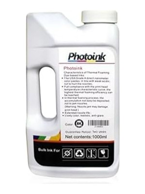 1000 ml Mürkkep, Epson L Serisi Yazıcılar Için Uyumlu 1 Litre Siyah Mürekkep ( Akıllı Mürekkep L1210-L1250-L3210-L3211-L3250-L3251-L3256-L3260-L5290-L5296