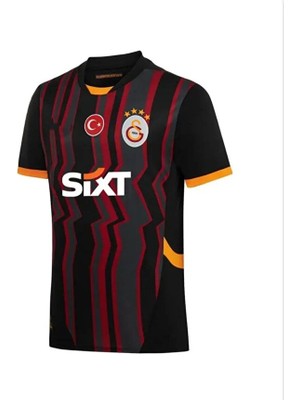 Galatasarây//ısimsiz 24/25 Yeni Sezon Siyah Yetişkin Futbol Forması (Siyah) Ag
