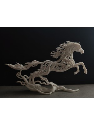 OEM Dekoratif Soyut At Figürü – 3D Baskı Tasarım