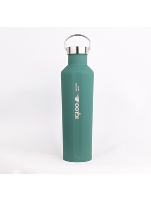 Igloo Marka Amerikan Malı Pentagon Termos 750 ml Içi Çelik, Dışı Plastik, Taşıma Kulplu Ince, Zarif Termos