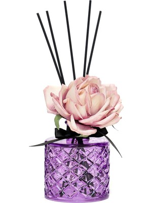 Missi Kristal Gül Serisi- Mor Cam/ Black Orchid Oda Kokusu