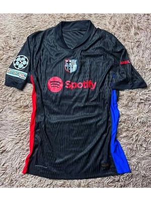 B.a.r.c.e.l.o.n.a 2024/25 Yeni Sezon Isimsiz Deplasman Forması (Black)