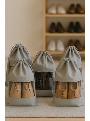 PremiumPort 5'li Ayakkabı Düzenleyici, Organizer ve Seyahat Çantası Seti